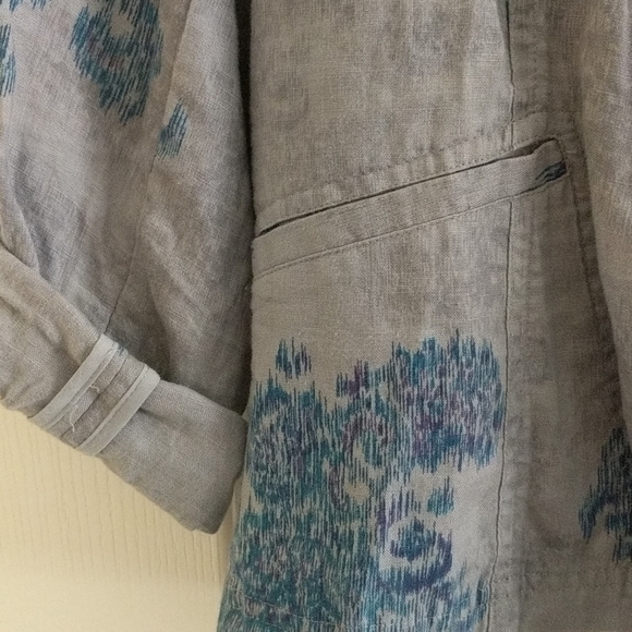 Coldwater Creek, Petite 14, denim look jacket - Picture 4 of 6